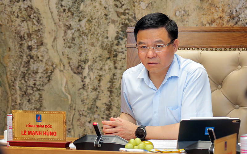 Tổng Giám đốc Petrovietnam Lê Mạnh Hùng phát biểu kết luận.