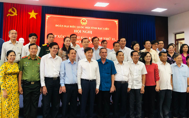 Đồng chí Lê Minh Khái tiếp xúc cử tri tại Bạc Liêu