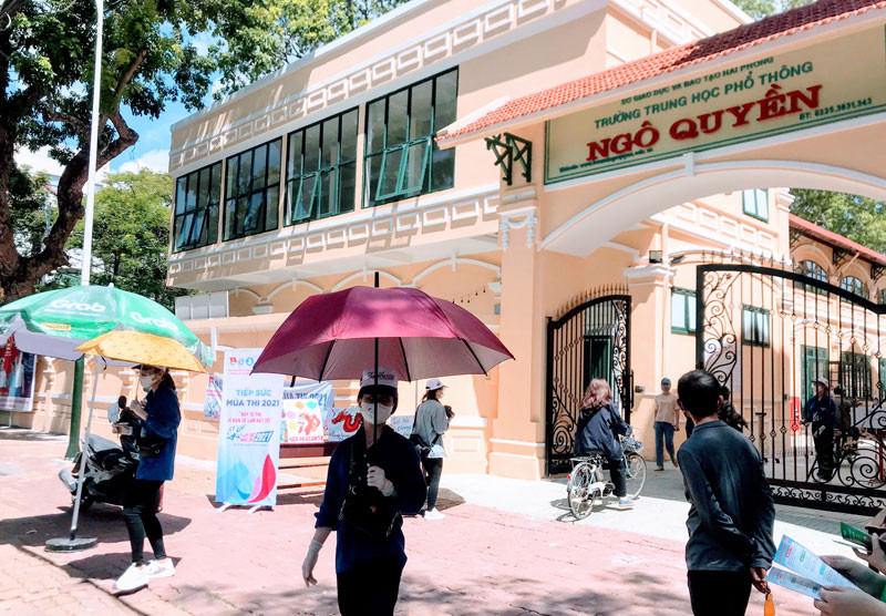 Trường THPT Ngô Quyền là trường có điểm chuẩn vào lớp 10 cao nhất Hải Phòng.