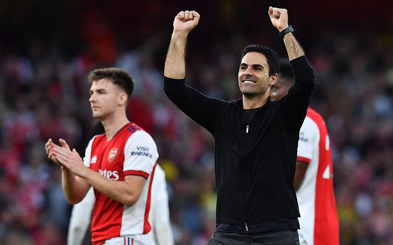 Sự kiên định của huấn luyện viên Mikel Arteta đã khiến Arsenal hồi sinh. (Ảnh: Telegraph) 