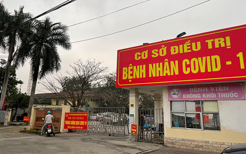 Nơi cách ly, điều trị bệnh nhân Covid-19 tại Đại học Kỹ thuật Y tế Hải Dương.