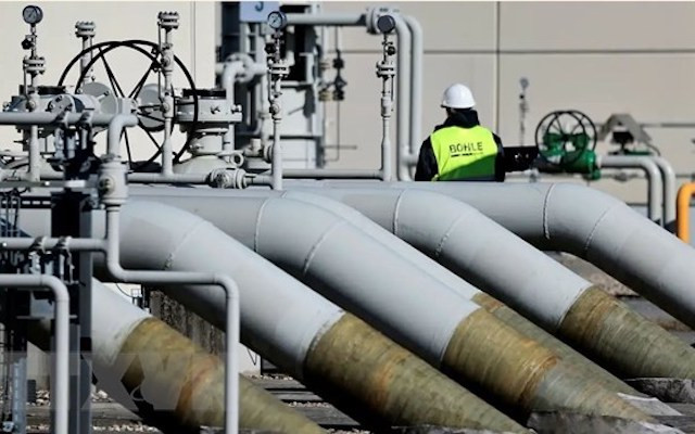 Hệ thống đường ống dẫn khí của dự án Dòng chảy phương Bắc của Nga. (Ảnh: Reuters/TTXVN)