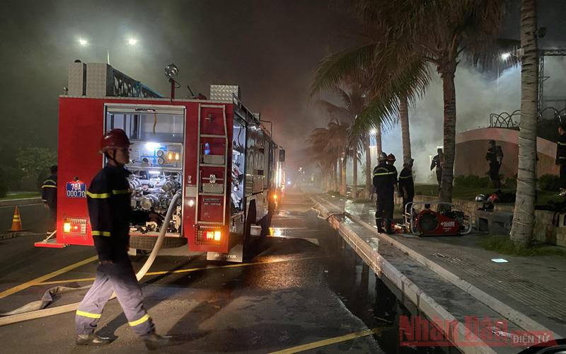 Hiện trường vụ cháy 