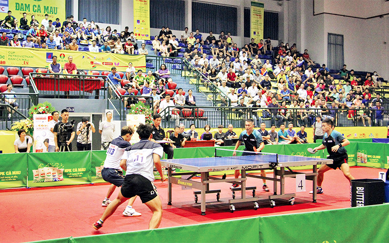 Các trận đấu tại Giải vô địch bóng bàn toàn quốc Báo Nhân Dân năm 2020 nhận được sự quan tâm lớn của khán giả.