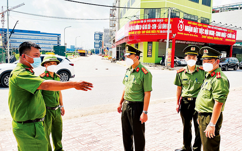 Triển khai phòng, chống dịch Covid-19 tại tỉnh Bắc Giang. Ảnh | ĐẶNG GIANG