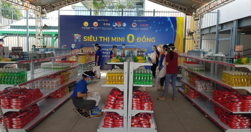 Kho hàng siêu thị mini 0 đồng online được đặt tài Nhà văn hóa Thanh niên quận 1, TP Hồ Chí Minh.