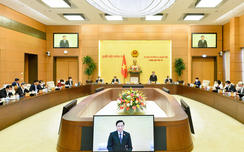 Quang cảnh phiên họp. (Nguồn: Cổng thông tin điện tử Quốc hội)