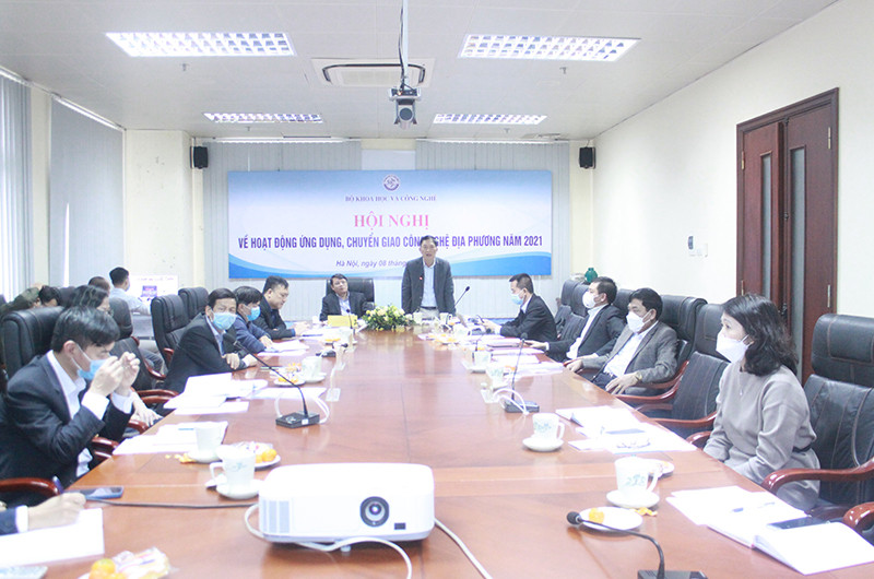 Thứ trưởng Khoa học và Công nghệ Trần Văn Tùng phát biểu ý kiến chỉ đạo tại Hội nghị.