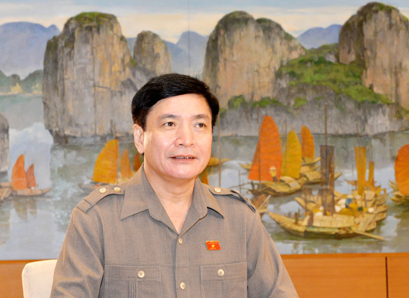 Tổng Thư ký Quốc hội Bùi Văn Cường. (Ảnh: DUY LINH)