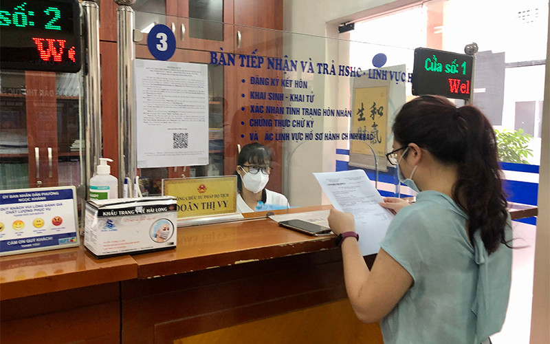 Chức danh cán bộ tư pháp là vị trí công tác được định kỳ chuyển đổi. (Ảnh: Ngọc Trâm)