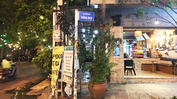 Đường Đồng Đen ở phường 14, quận Tân Bình.