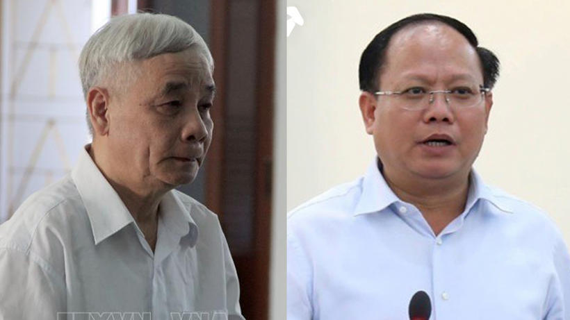 Ông Lê Văn Phước và ông Tất Thành Cang. (Từ trái qua phải). Ảnh: TTXVN - VOV 