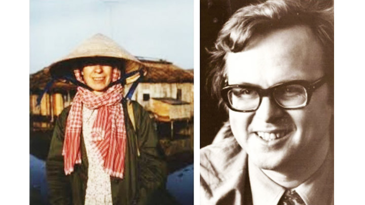 Nhà thơ Sara Lidman (trái) và nhà thơ Ola Palmer. Ảnh: NEW EUROPE