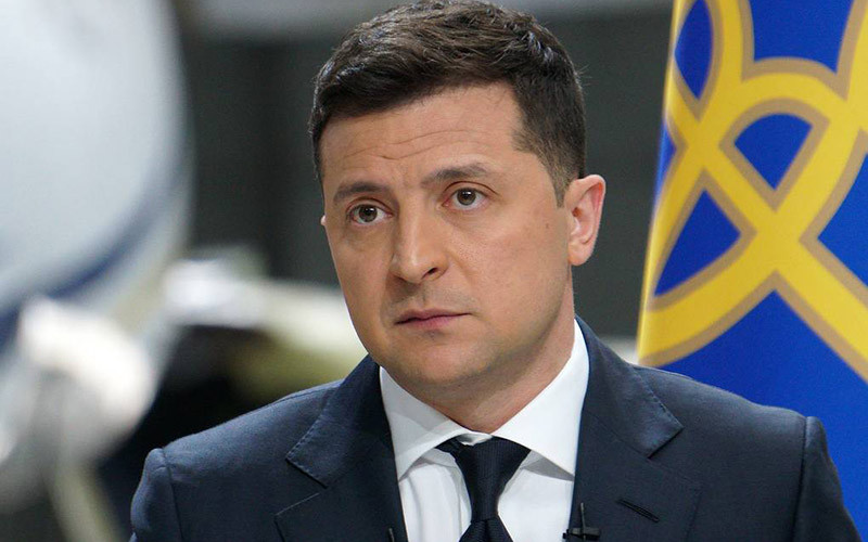 Tổng thống Ukraine V.Zelensky. (Ảnh: TASS)