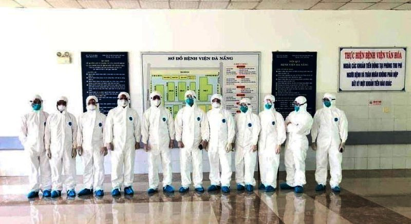 Đội phản ứng nhanh Bệnh viện Chợ Rẫy tiếp tục hỗ trợ các địa phương phòng, chống dịch Covid-19. (Ảnh bệnh viện cung cấp)