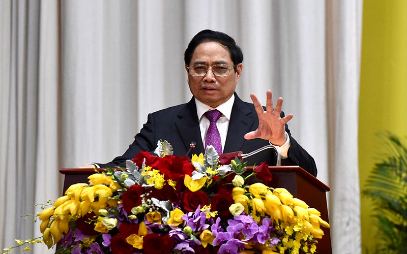 Thủ tướng Phạm Minh Chính phát biểu chỉ đạo.