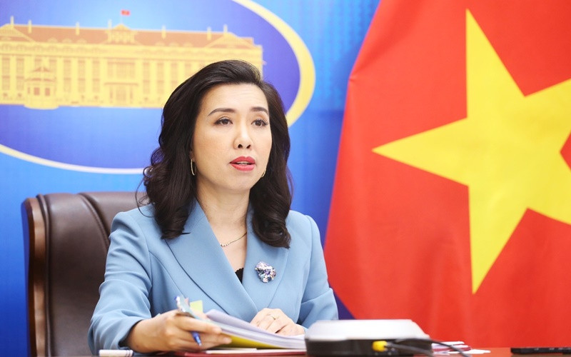 Người phát ngôn Bộ Ngoại giao Lê Thị Thu Hằng. (Ảnh: Bộ Ngoại giao)