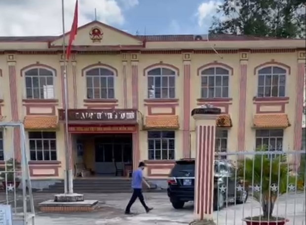 Trụ sở Tòa án Nhân dân huyện Trần Văn Thời. (Nguồn: Baovephapluat.vn)