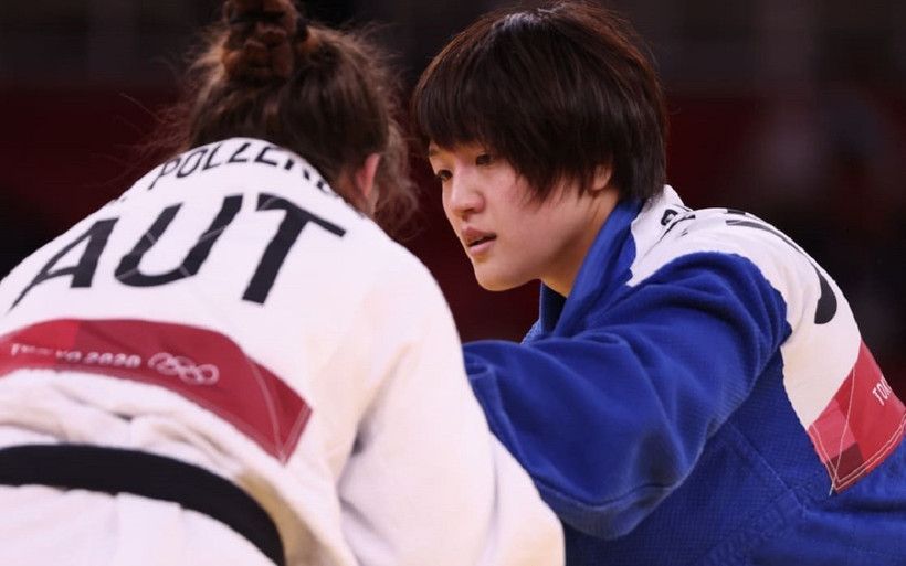 Chizuru Arai hiện là võ sĩ Judo nữ thứ 2 của Nhật Bản giành huy chương vàng tại Thế vận hội năm nay. (Ảnh: Getty Images)