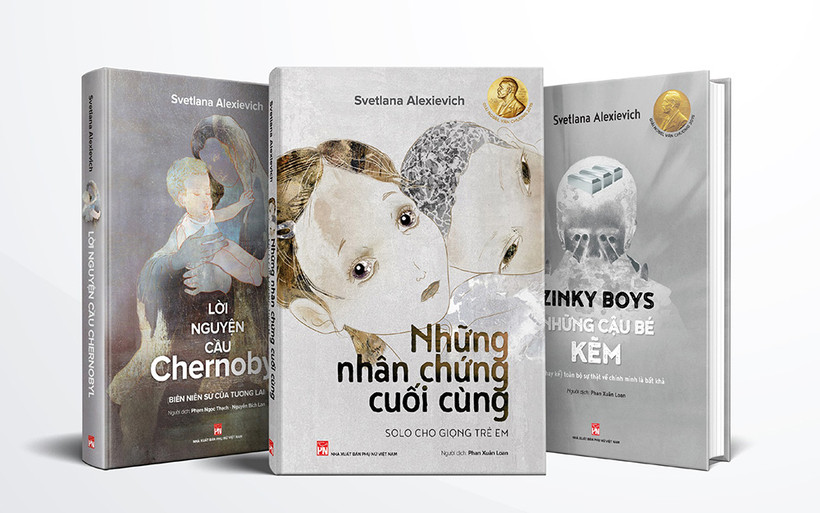 Bộ sách của tác giả Svetlana Alexievich.