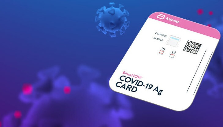 Bộ kit xét nghiệm Covid-19 mới có kích cỡ bằng thẻ tín dụng, không phải sử dụng thêm máy móc nào. Ảnh: AP