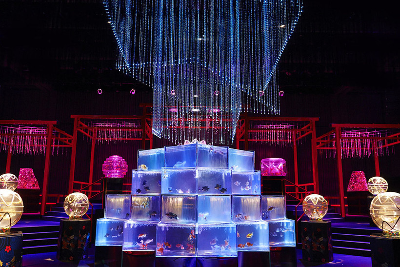 Huyền bí sắc màu Art Aquarium ở thủ đô Tokyo