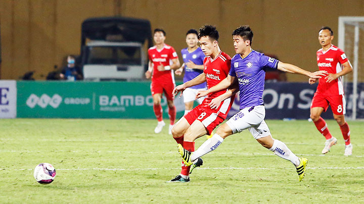 Giai đoạn 2 V.League 2021 chỉ 6 đội tranh vô địch giúp các tuyển thủ có cơ hội hồi phục phong độ. Ảnh: LÊ MINH