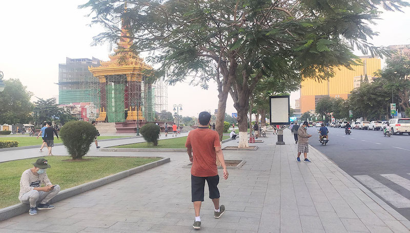Người dân Phnom Penh tập thể dục, nâng cao thể lực trong mùa dịch