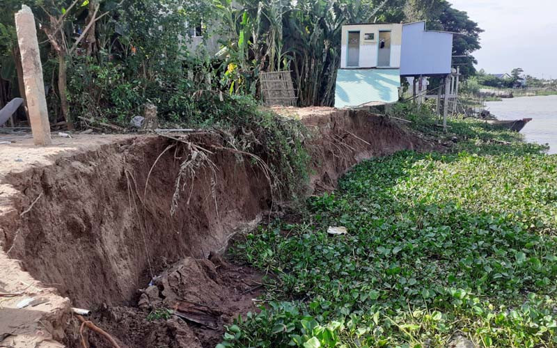 Trong 6 tháng đầu năm, tỉnh An Giang xảy ra nhiều vụ sạt lở đất.