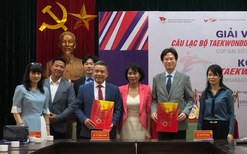 Hàn Quốc tài trợ toàn diện phát triển Taekwondo Việt Nam