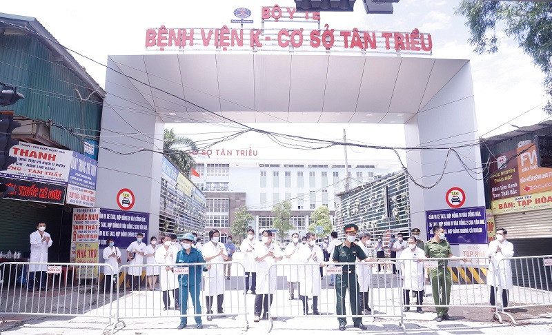 Bệnh viện K gỡ bỏ phong tỏa sáng 14-6. 