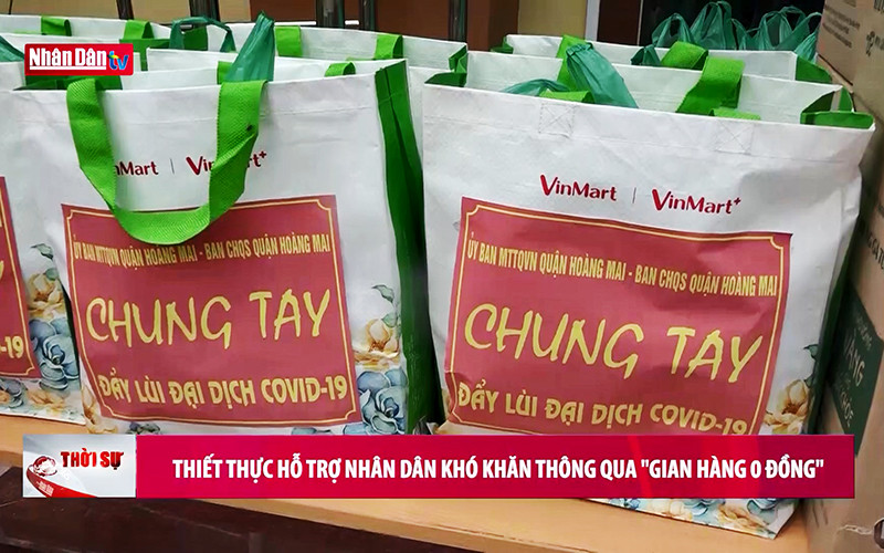 Thiết thực hỗ trợ nhân dân khó khăn thông qua "Gian hàng 0 đồng"