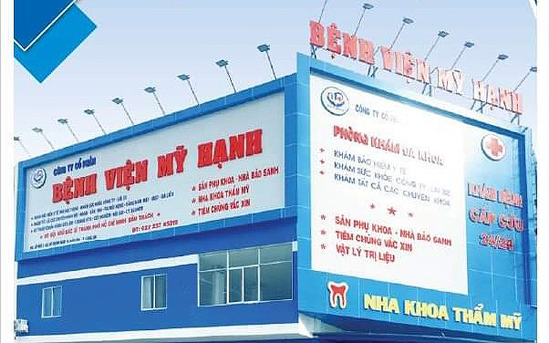 Phòng khám đa khoa Mỹ Hạnh đã bị tạm đình chỉ vì không bảo đảm công tác phòng, chống dịch Covid-19. 