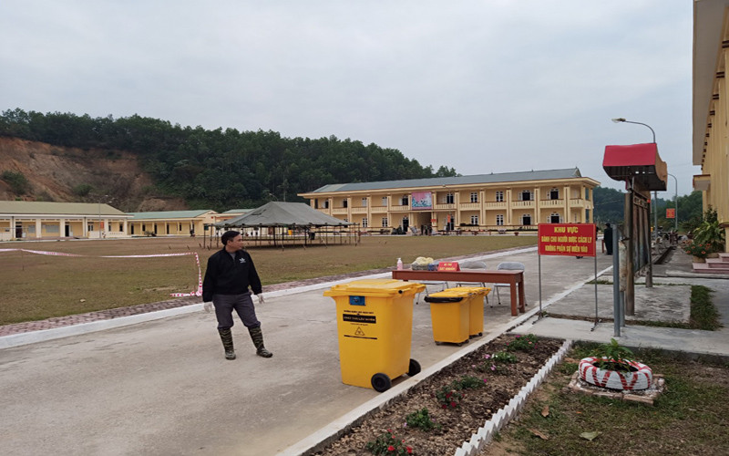 Trung đoàn 750 nơi cách ly công dân từ Trung Quốc về nước