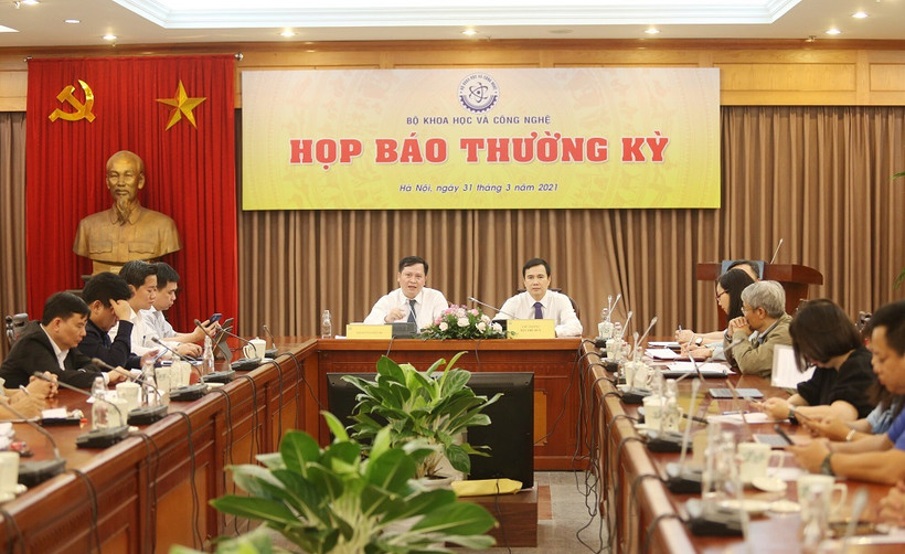 Bộ Khoa học và Công nghệ tổ chức họp báo thường kỳ quý I. 