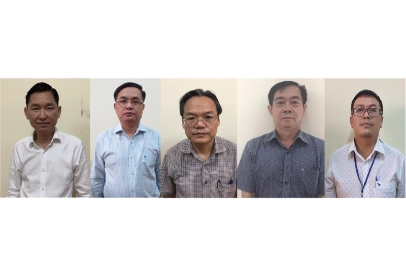 Năm bị can bị khơi tố.