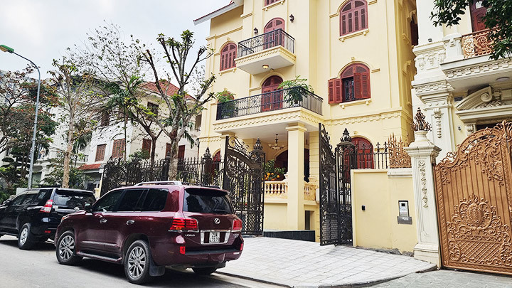 Biệt thự số 9 nhà B, khu biệt thự 5,2 ha phường Yên Hòa, quận Cầu Giấy, TP Hà Nội.