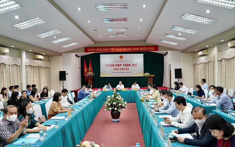 Phiên họp toàn thể lần thứ ba của Ủy ban Văn hóa, Giáo dục của Quốc hội. Ảnh: quochoi.vn