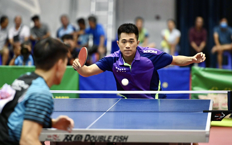 VÐV Ðức Tuân (Hải Dương) giành chức vô địch đơn nam. Ảnh: Duy Linh 