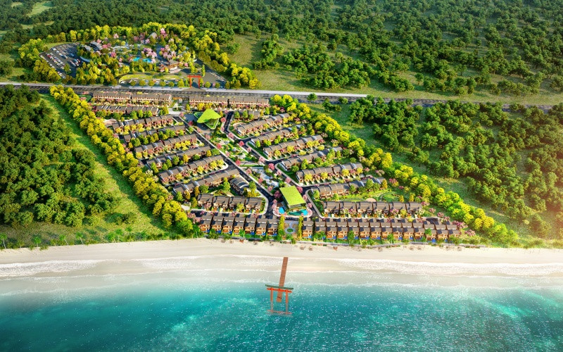 Phối cảnh tổng thể phân kỳ Morito - NovaWorld Ho Tram.