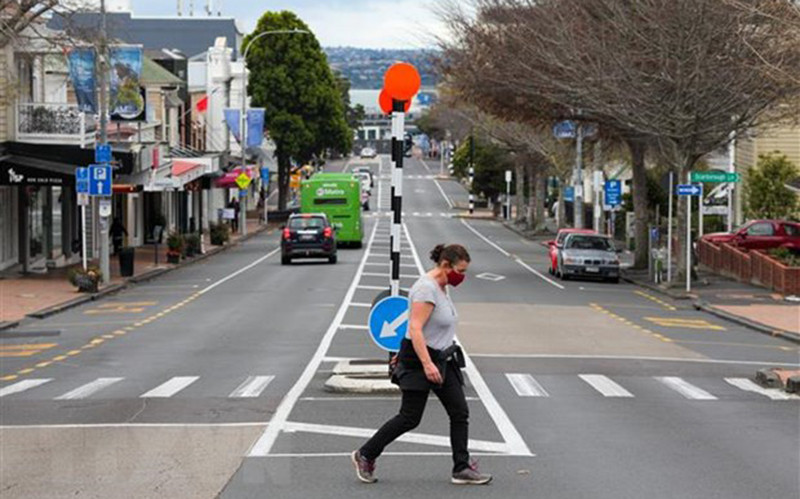 Một tuyến phố ở Auckland, New Zealand ngày 19/9. (Ảnh: TTXVN)
