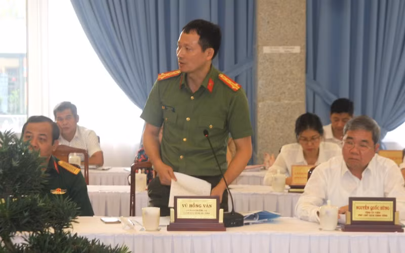 Đại tá Vũ Hồng Văn nói về vụ việc tại Hội nghị Ban Chấp hành Đảng bộ tỉnh Đồng Nai lần thứ 21.