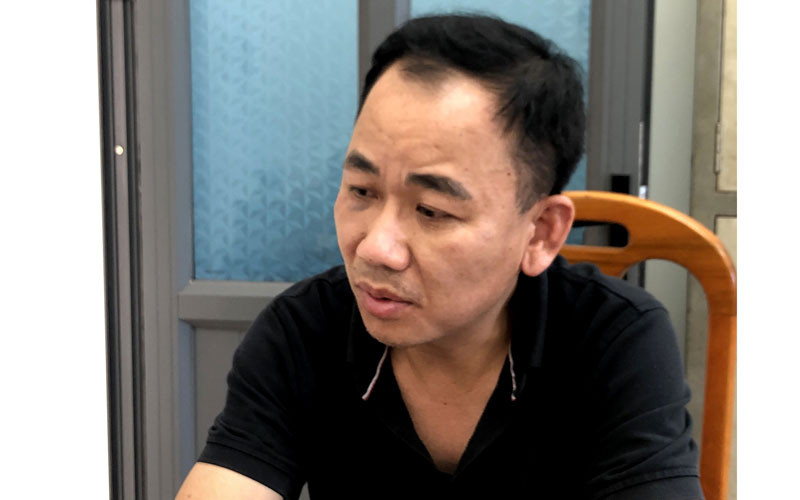 Phạm Văn Nam tại Cơ quan Công an TP Phan Thiết (Bình Thuận).