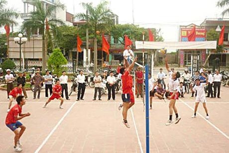 GIẢI BÓNG CHUYỀN "CÚP FILLIA 525 SE" LẨN THỨ NHẦT TẠI HUYỆN THANH MIỆN (HẢI DƯƠNG).