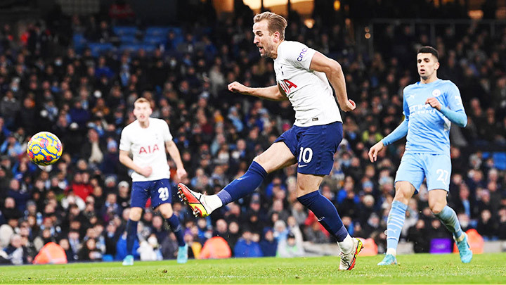 Harry Kane lẽ ra đã có cú hat-trick vào lưới Man City trong một trận đấu xuất sắc.