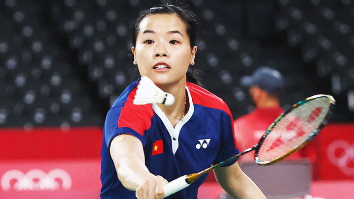 Thùy Linh có hai trận thắng tại Olympic 2020. Ảnh: REUTERS