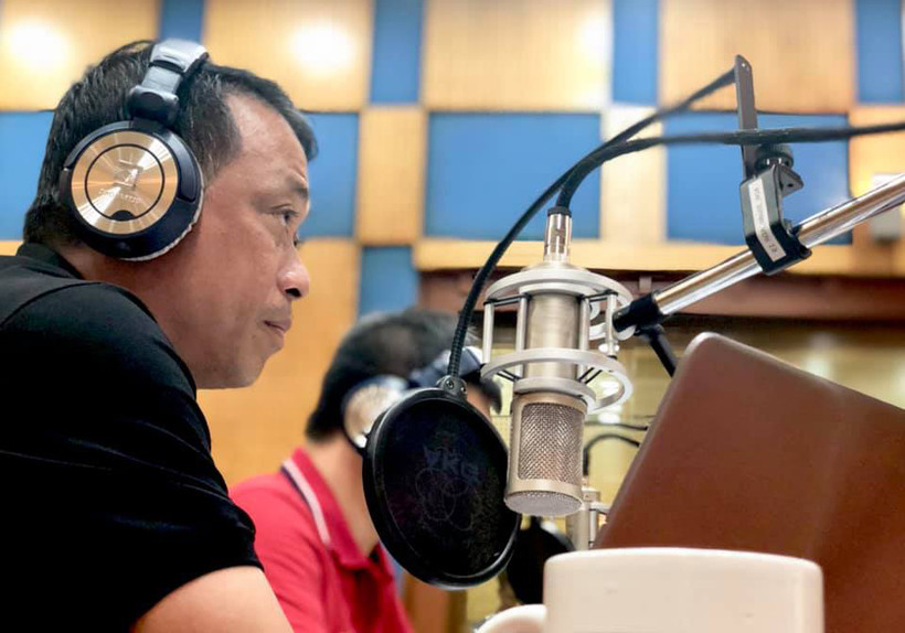 Bình luận viên Quang Tùng.