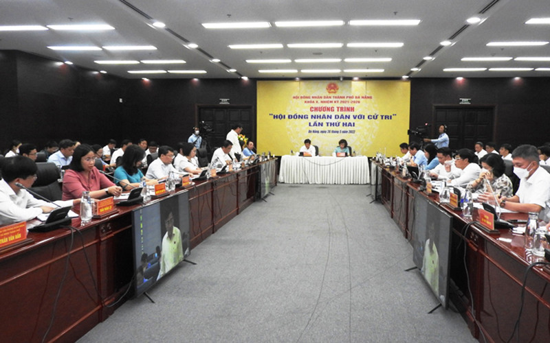 Chương trình “Hội đồng nhân dân thành phố Đà Nẵng với cử tri” lần thứ hai.