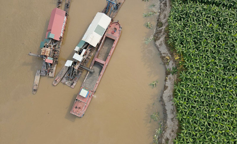 Việc lắp đặt hệ thống giám sát giúp cơ quan quản lý Nhà nước kịp thời chấn chỉnh hoạt động khai thác cát sỏi trên các dòng sông.