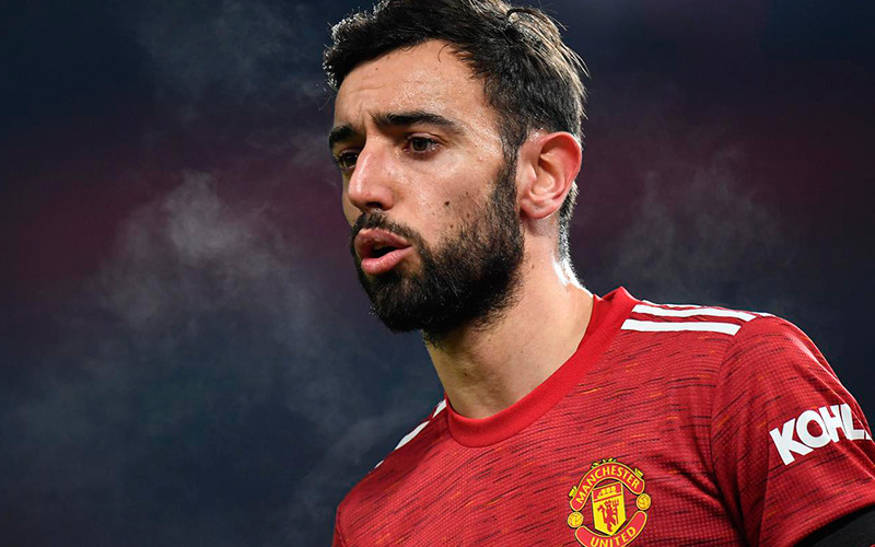 Bruno Fernandes đang dần mệt mỏi sau thời gian chiến đấu liên tục. (Nguồn: Getty Images).